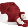 Mudpie Accessories Santa Sock And Hat Set
