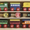 Mudpie Accessories Baby Accessories Boxed Wood Train Set