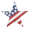 GLORY HAUS Decor Red, White, Blue Star Topper