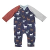 Mudpie Fall Clothing Deer Waffle One Piece