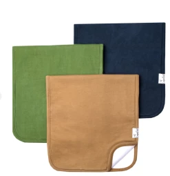 Copper Pearl Baby Accessories CP Ridge Burp Cloth Set