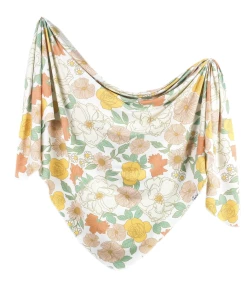 Copper Pearl CP Rose Swaddle Blanket