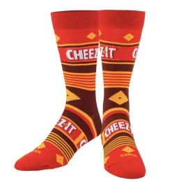 Odd Sox Men's Cheez It Crackers Cool Socks