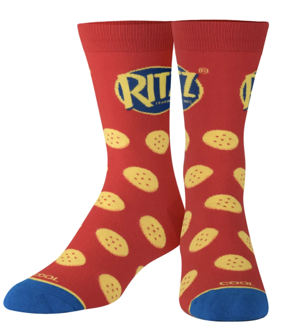 Buy โค๏ธ Odd Sox Men's Ritz Crackers ๐งฆ Socks โจ 1 Odd Sox Men's Ritz Crackers Socks