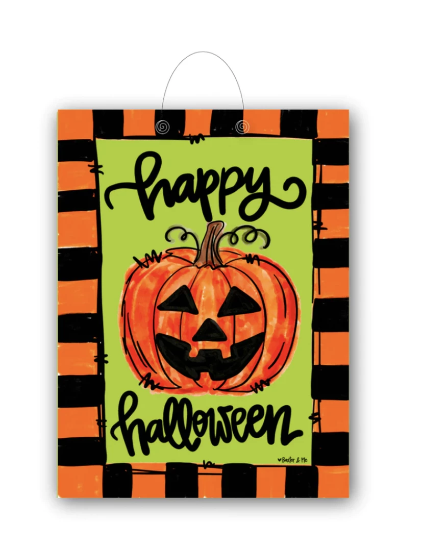 Best Sale 🔥 Baxter & Me Gifts Happy 🧛 Halloween Door Hanger 😉 1 Baxter & Me Gifts Happy Halloween Door Hanger