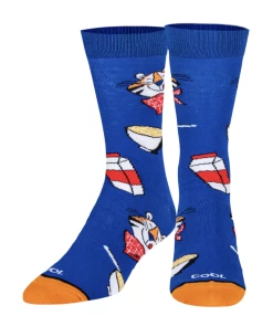 Odd Sox Men's Frosted Flakes Cereal Bowls Socks Gifts