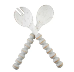 Mudpie Decor Gray Wooden Serving Set