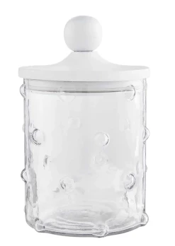 Mudpie Decor Medium Hobnail Canister