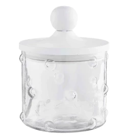 Mudpie Decor Small Hobnail Canister