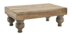 Mudpie Decor Wood Footed Serving Stand