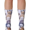 Living Royal Gifts Puppy All Over Crew Socks