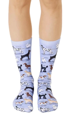 Living Royal Gifts Dog Breeds Crew Socks