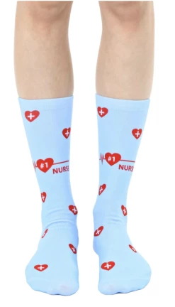 Living Royal Gifts #1 Nurse Crew Socks