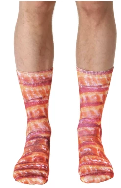 Living Royal Bacon Crew Socks Gifts