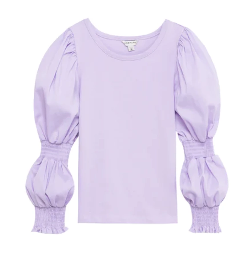 Flash Sale ⌛ Habitual Girl/Truce Fall Lilac Victorian Sleeve Top 😍 1 Habitual Girl/Truce Fall Lilac Victorian Sleeve Top