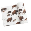 Angel Dear Fall Bison Swaddle Blanket
