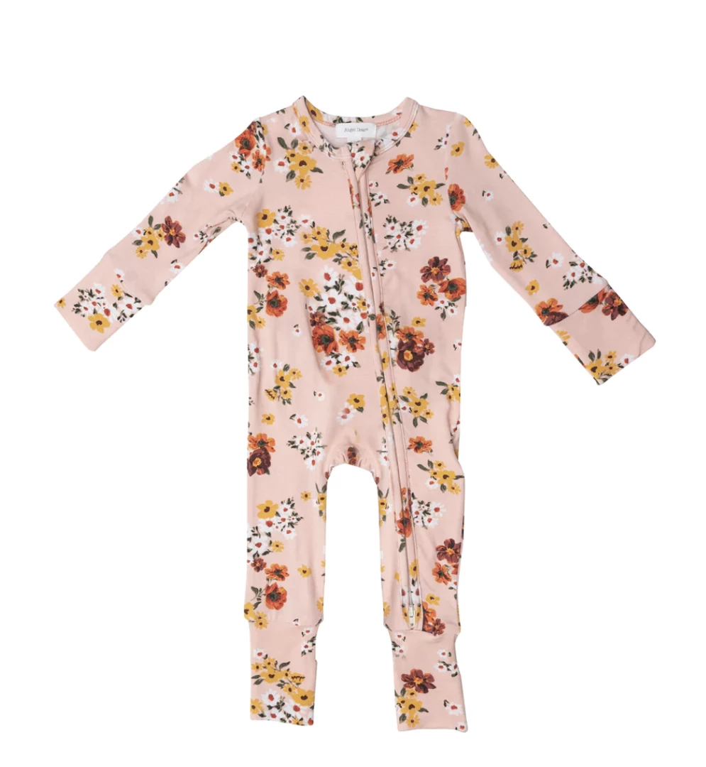 Promo โญ Angel Dear Fall New Arrivals Poppies And Daisies 2 Way Ruffle Zipper Romper ๐ 1 Angel Dear Fall New Arrivals Poppies And Daisies 2 Way Ruffle Zipper Romper