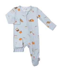 Angel Dear Fall Smores 2 Way Zipper Footie New Arrivals