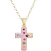 Lily Nily Cross Pendant- Pink Gifts