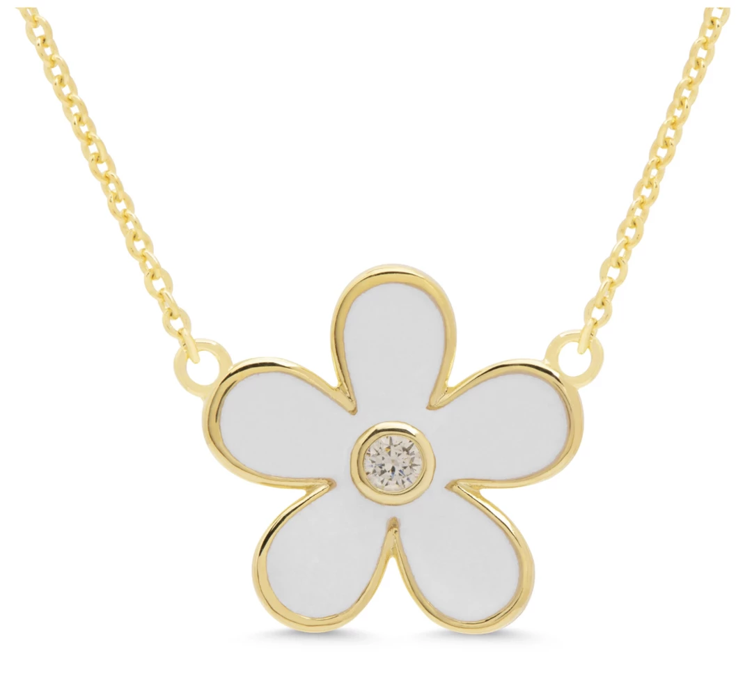 Top 10 ๐ Lily Nily Gifts Flower CZ Pendant- White ๐งจ 1 Lily Nily Gifts Flower CZ Pendant- White