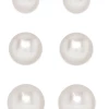 Lily Nily Graduated Freshwater Pearls Stud Set Gifts