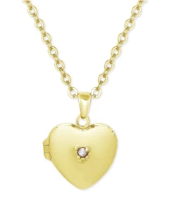 Lily Nily Heart Locket W/ CZ