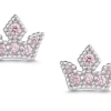 Lily Nily Gifts Princess Tiara CZ Stud Earrings