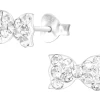Lily Nily Crystal Bow Stud Earrings Gifts