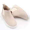 Consciously Baby Vail Cream Chelsea Boot Hard Sole
