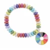 Jane Marie Kids Multi Colored Disk Beads W/ Color Wheel Bracelet Gifts