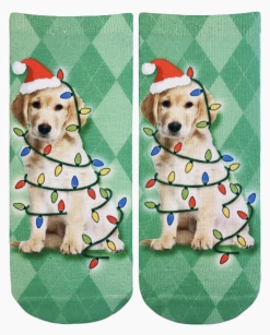 Living Royal Holiday Lights Dog Ankle Socks Gifts