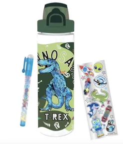 HOT FOCUS INC Toys Dinosaur Pop-Open Water Bottle