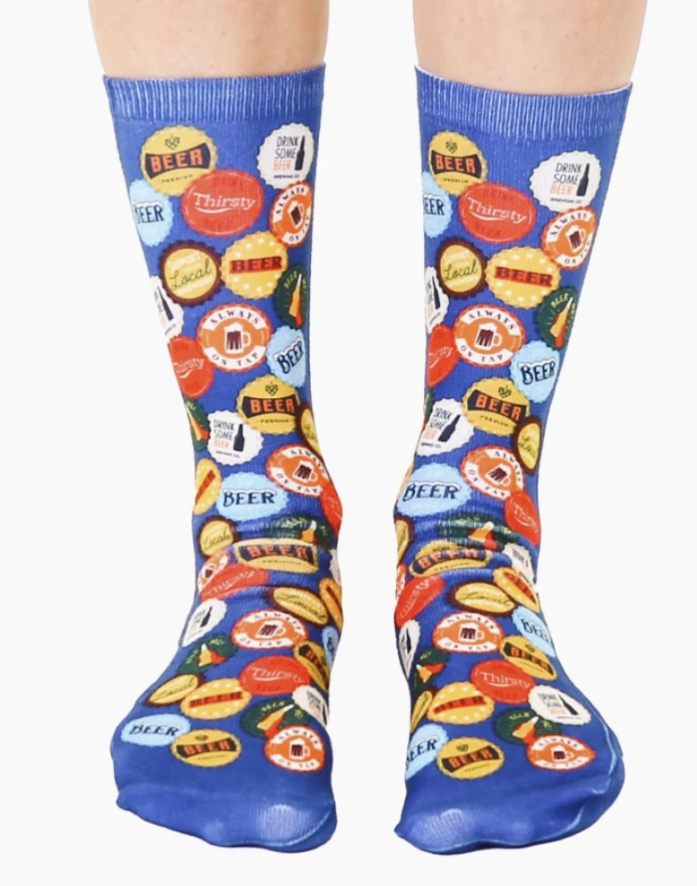 Deals ⭐ Living Royal Beer Cap Crew 🧦 Socks Gifts 🔔 1 Living Royal Beer Cap Crew Socks Gifts