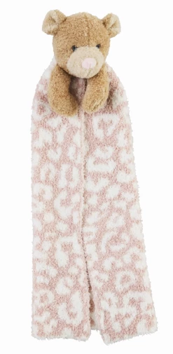 Baby Registry Pink Leopard Lovey Blanket