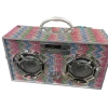 WIRELESS EXPRESS Chevron Bling Retro Bluetooth Boombox Toys