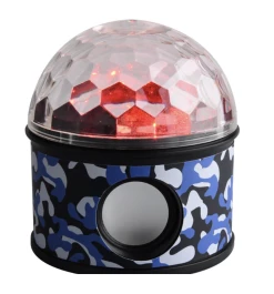 WIRELESS EXPRESS Funlight Bluetooth Stereo Speaker Blue Camo