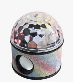 WIRELESS EXPRESS Toys Funlight Bluetooth Stereo Speaker Rainbow Glitter