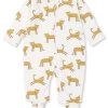 Kissy Kissy Leopard Zipper Footie Infant Clothing