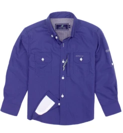 Properly Tied Fall 22 PT Offshore Fishing Shirt River Blue New Arrivals