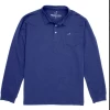 Properly Tied Fall 22 PT Harrison Pocket Polo Navy New Arrivals