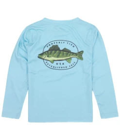 Properly Tied Fall 22 PT Performance Tee Hooked Light Blue New Arrivals