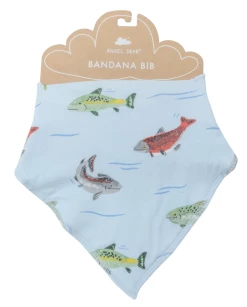 Baby Registry Salmon Bandana Bib