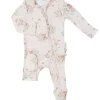 Baby Registry Mouse And Mushroom 2 Way Ruffle Zipper Footie