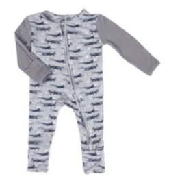 Rockin Royalty Maverick Zip Footie Infant Clothing