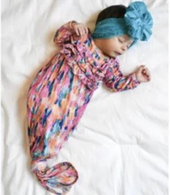 Rockin Royalty Malibu Splash Knot Gown Infant Clothing