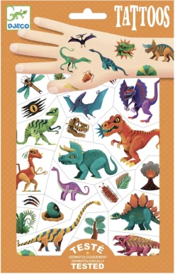 DJeco Dinosaur Temporary Tattoos Toys