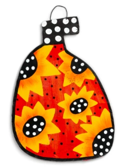 DEMDACO Reversible Sunflower & Pumpkin Door Hanger