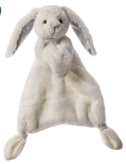 Mary Meyer Silky Bunny Lovey - White