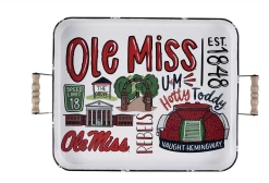 GLORY HAUS Ole Miss Icon Enamel Tray