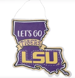 GLORY HAUS Decor Let's Go LSU Burlee